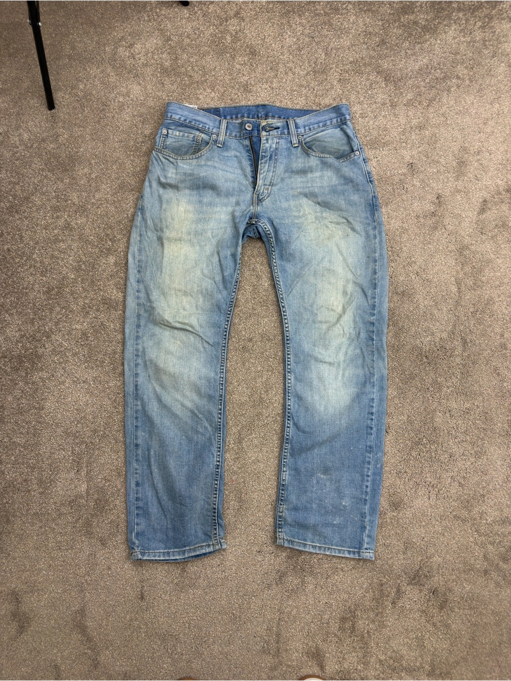 Levi's Relaxed Fit Light Blue Washed Jeans